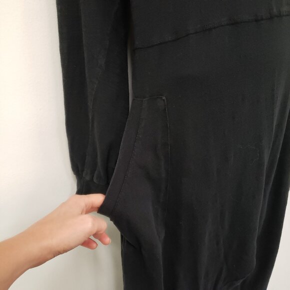 Natural Life Oversized Lagom Johnnie Cotton Jumpsuit Size S Black Boho Ethical - Picture 2 of 9